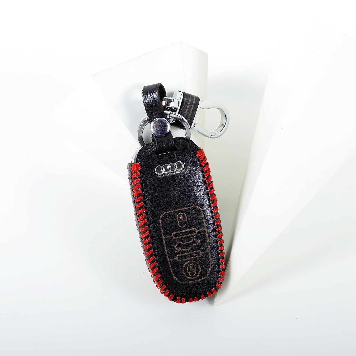 Leather Key Cover for Audi