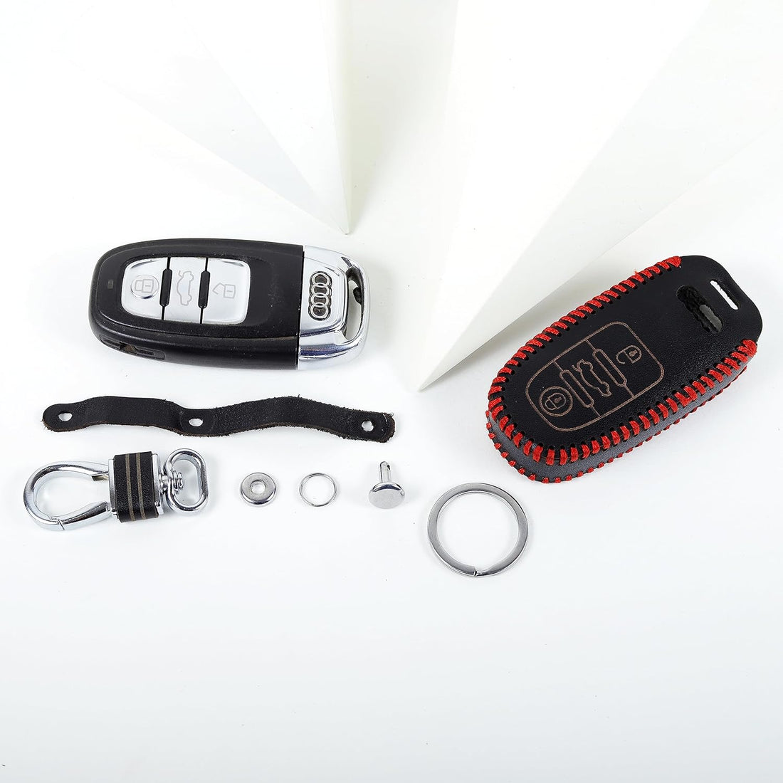 Leather Key Cover for Audi