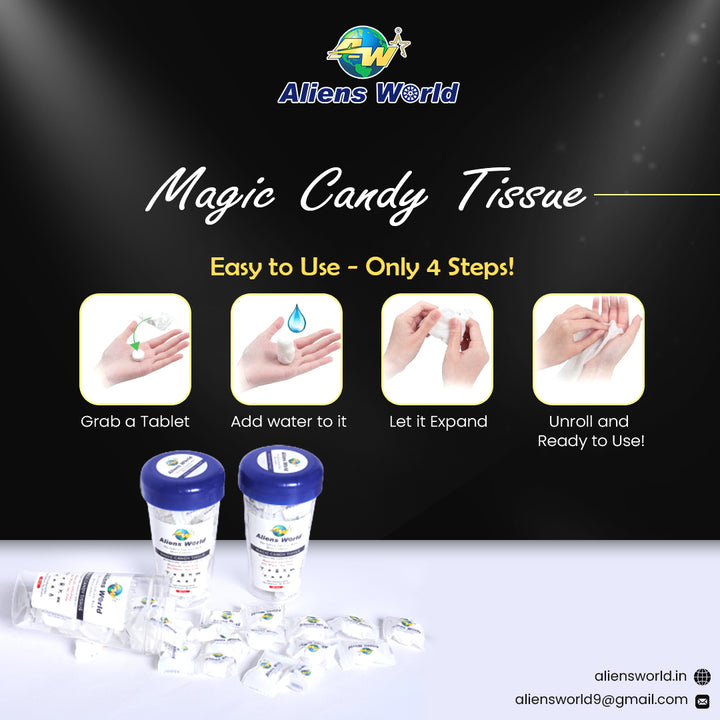 Magic Candy Tablet Tissue 30 Pcs