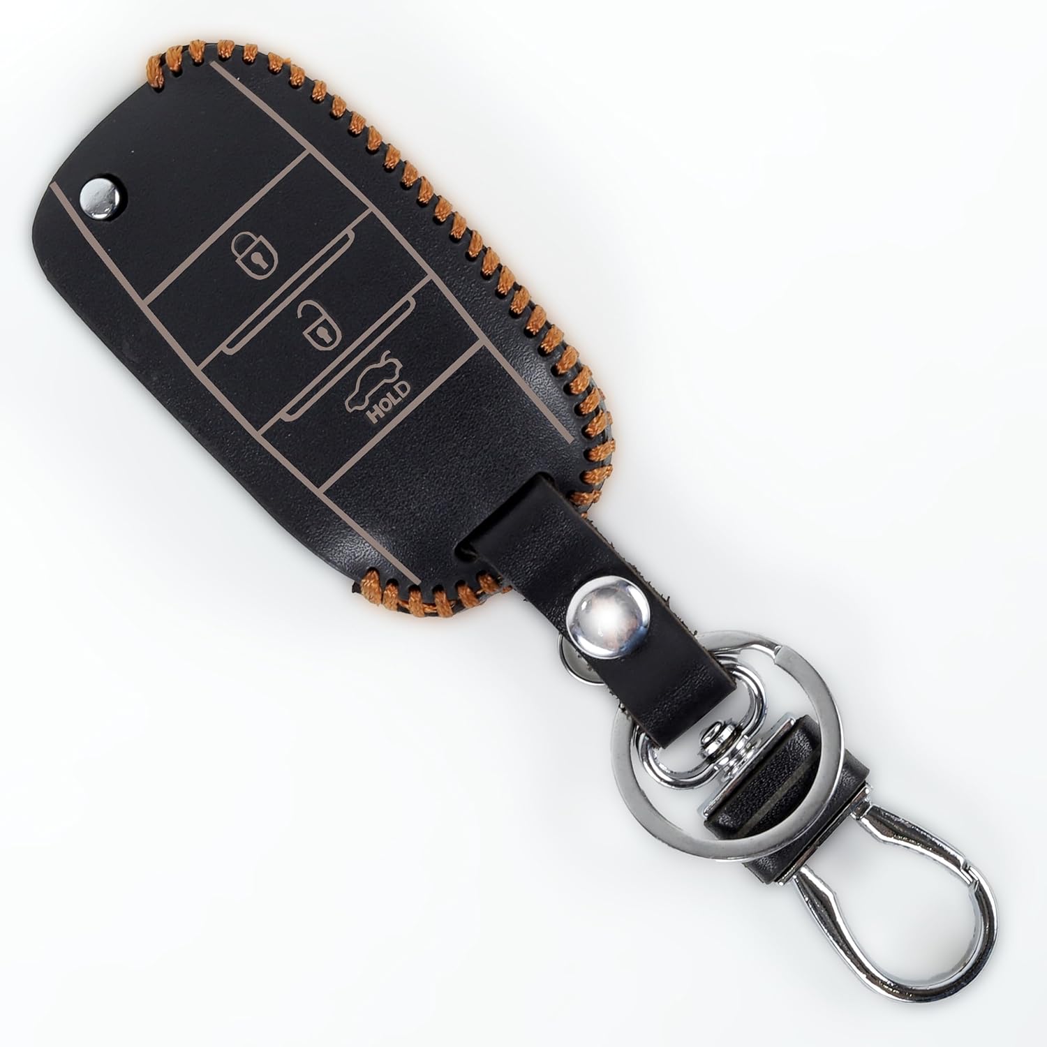 Crafted KIA Leather Key Cover