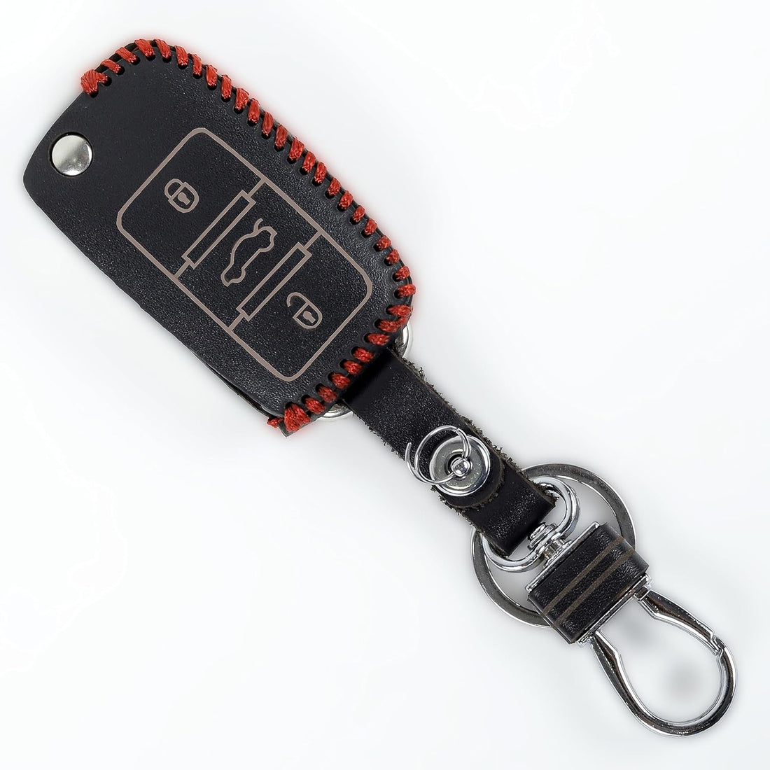 Timeless Leather Key Cover For SKODA