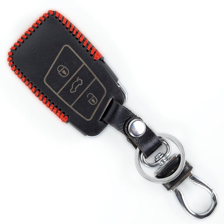 Timeless Leather Key Cover For SKODA