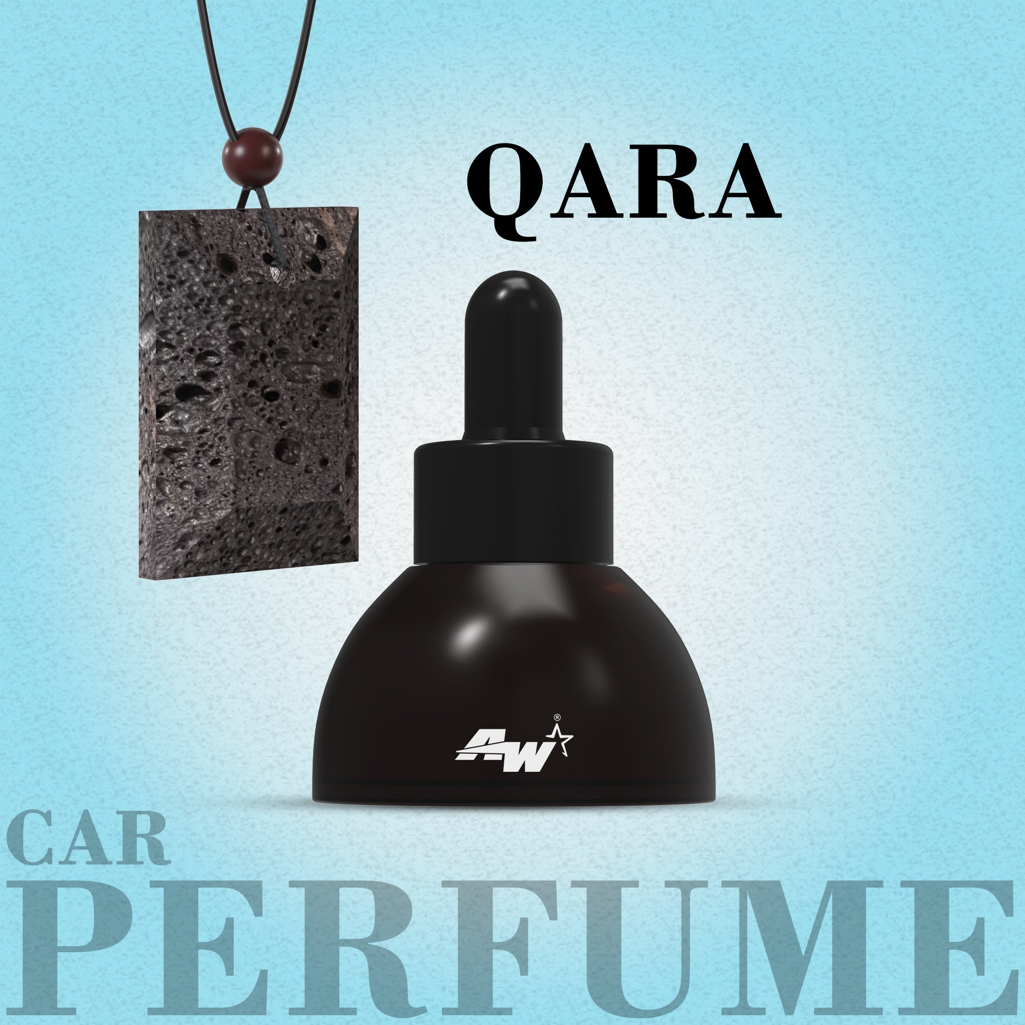 Volcanic Lava Stone Car Perfume Diffuser Pendant