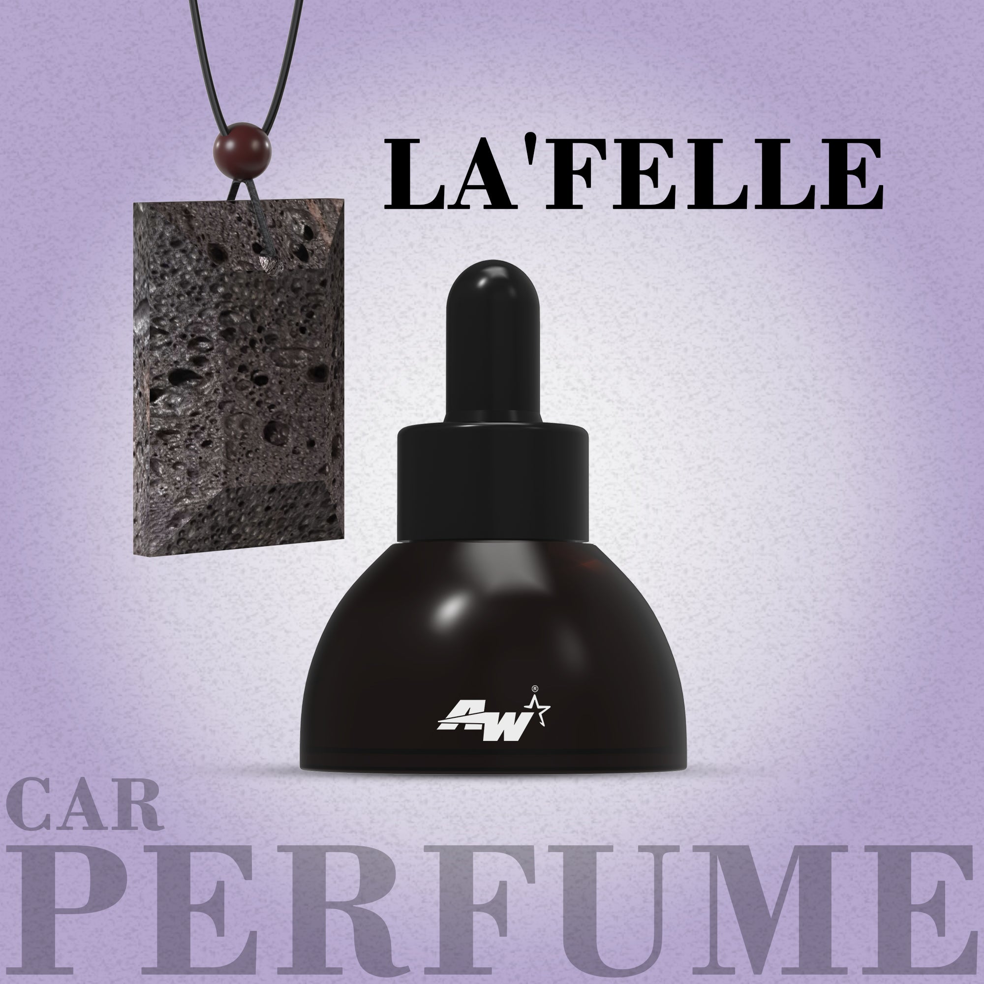 Volcanic Lava Stone Car Perfume Diffuser Pendant