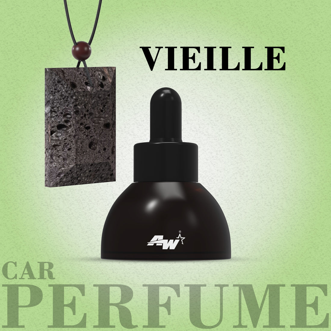 Volcanic Lava Stone Car Perfume Diffuser Pendant