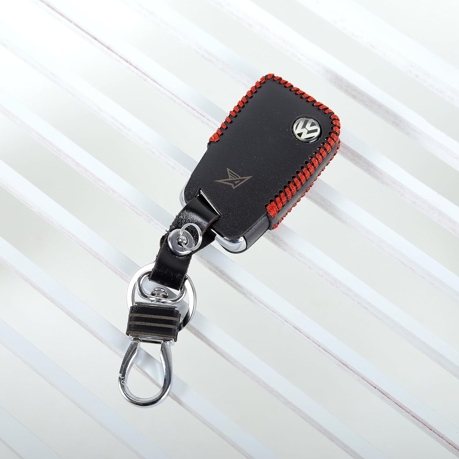 Timeless Leather Key Cover For SKODA