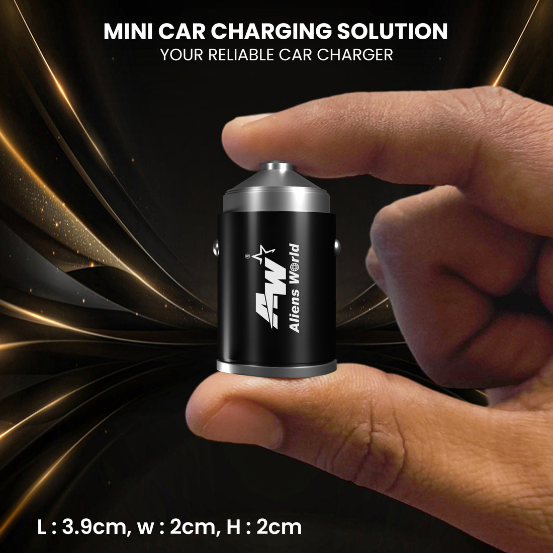 Dual Port Fast Car Charger USB-A + USB-C