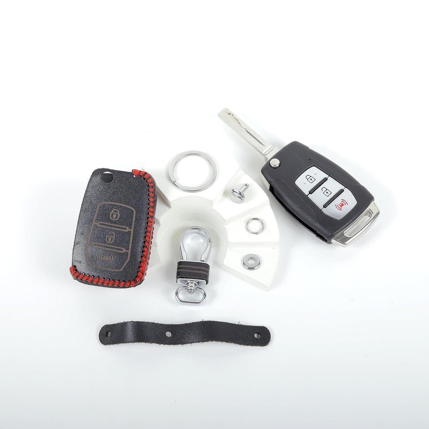Artisan Leather Key Cover For Mahindra