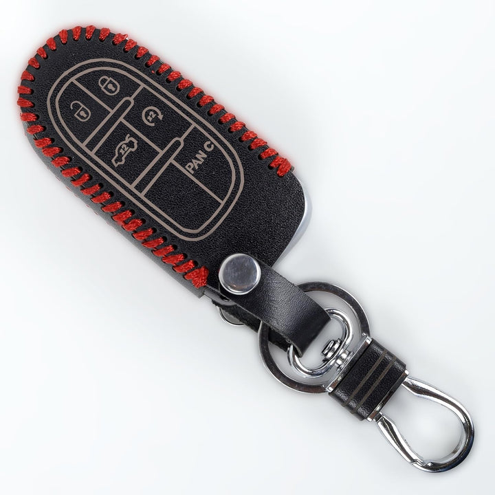 ADVENTURE LEATHER KEY COVER FOR JEEP COMPASS