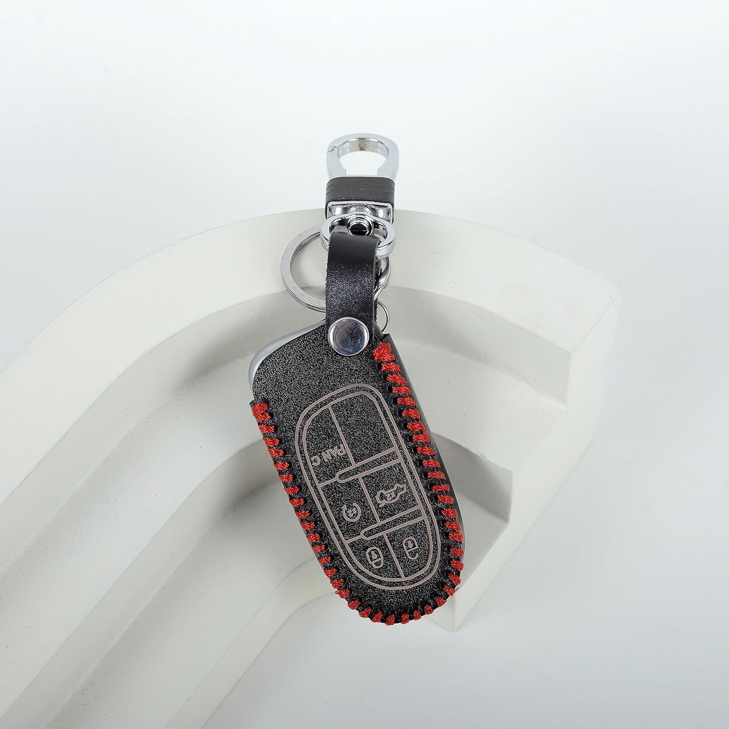 ADVENTURE LEATHER KEY COVER FOR JEEP COMPASS