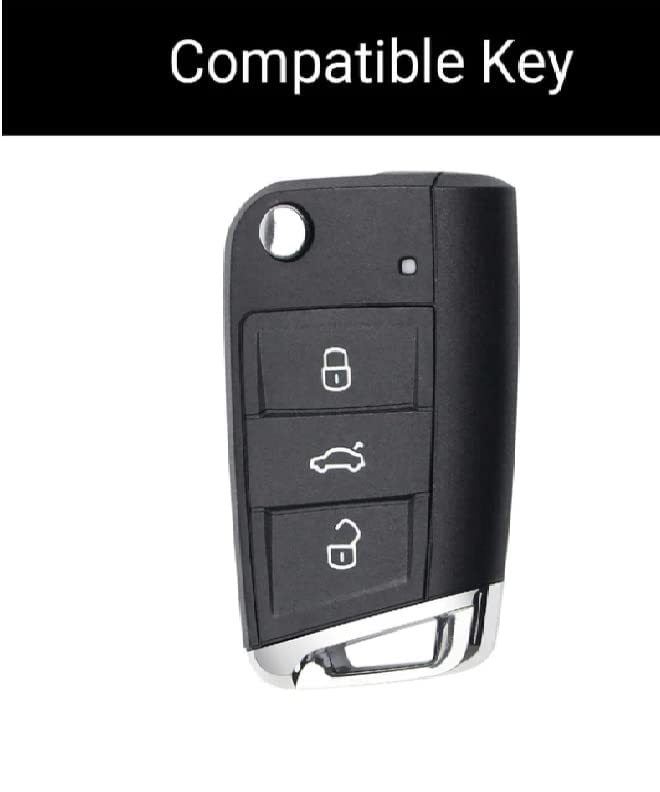 Timeless Leather Key Cover For SKODA