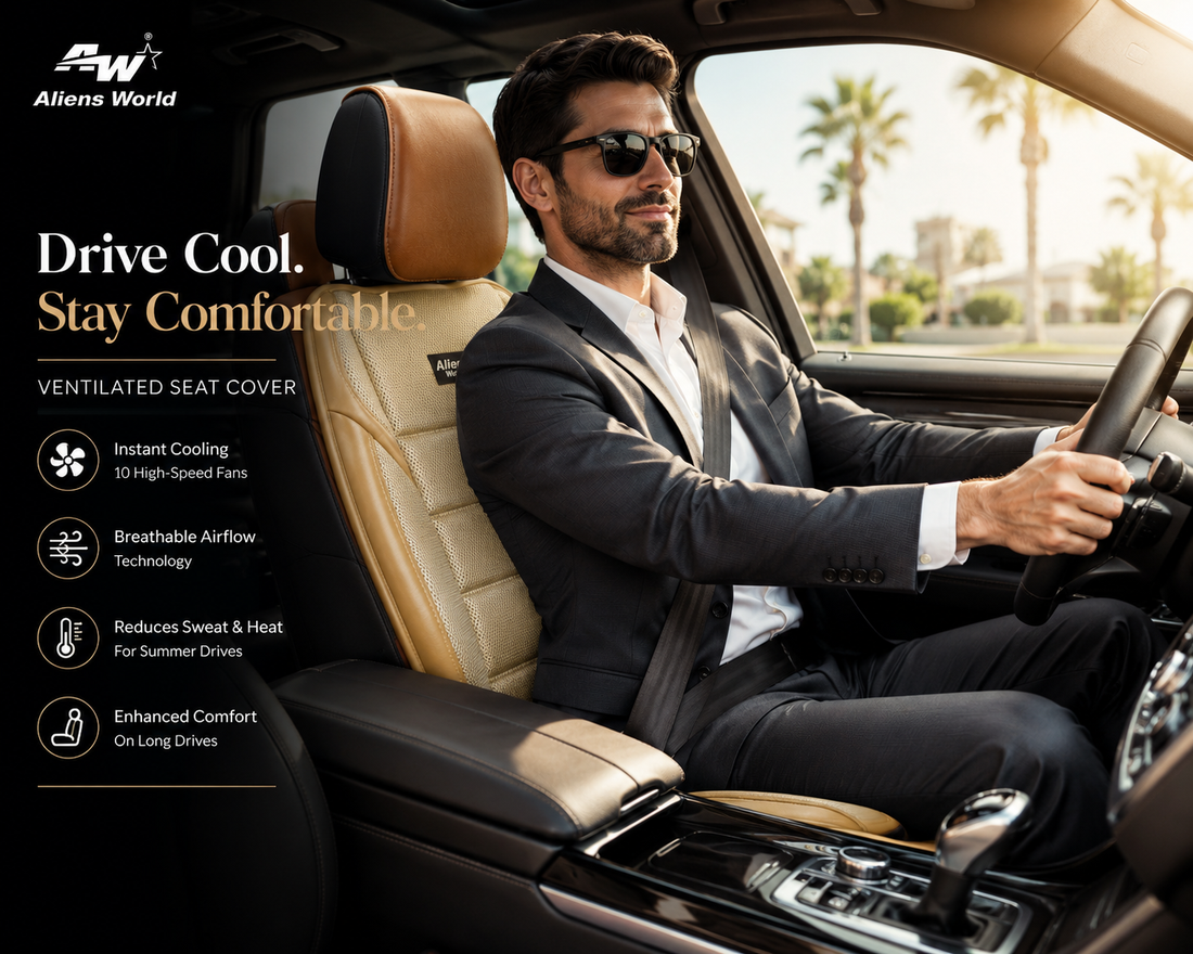 Car Ventilated Seat Cover With Cooling Fans