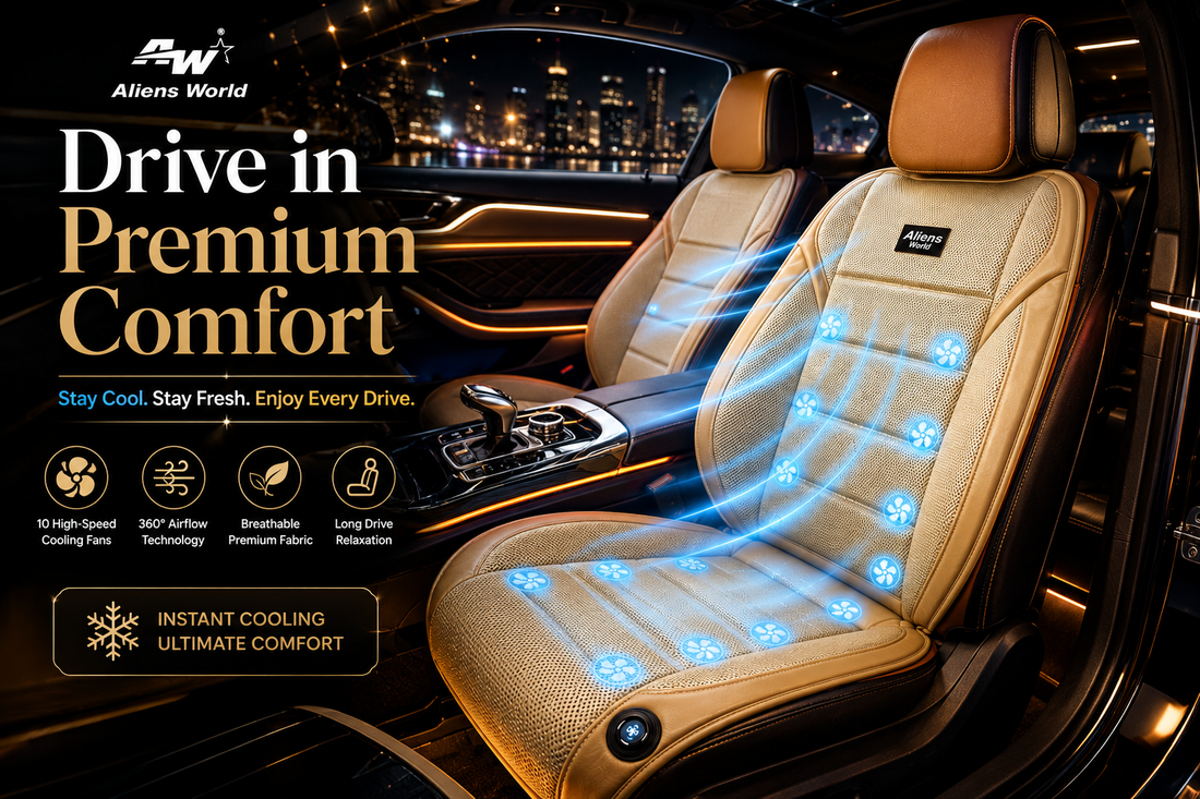Car Ventilated Seat Cover With Cooling Fans