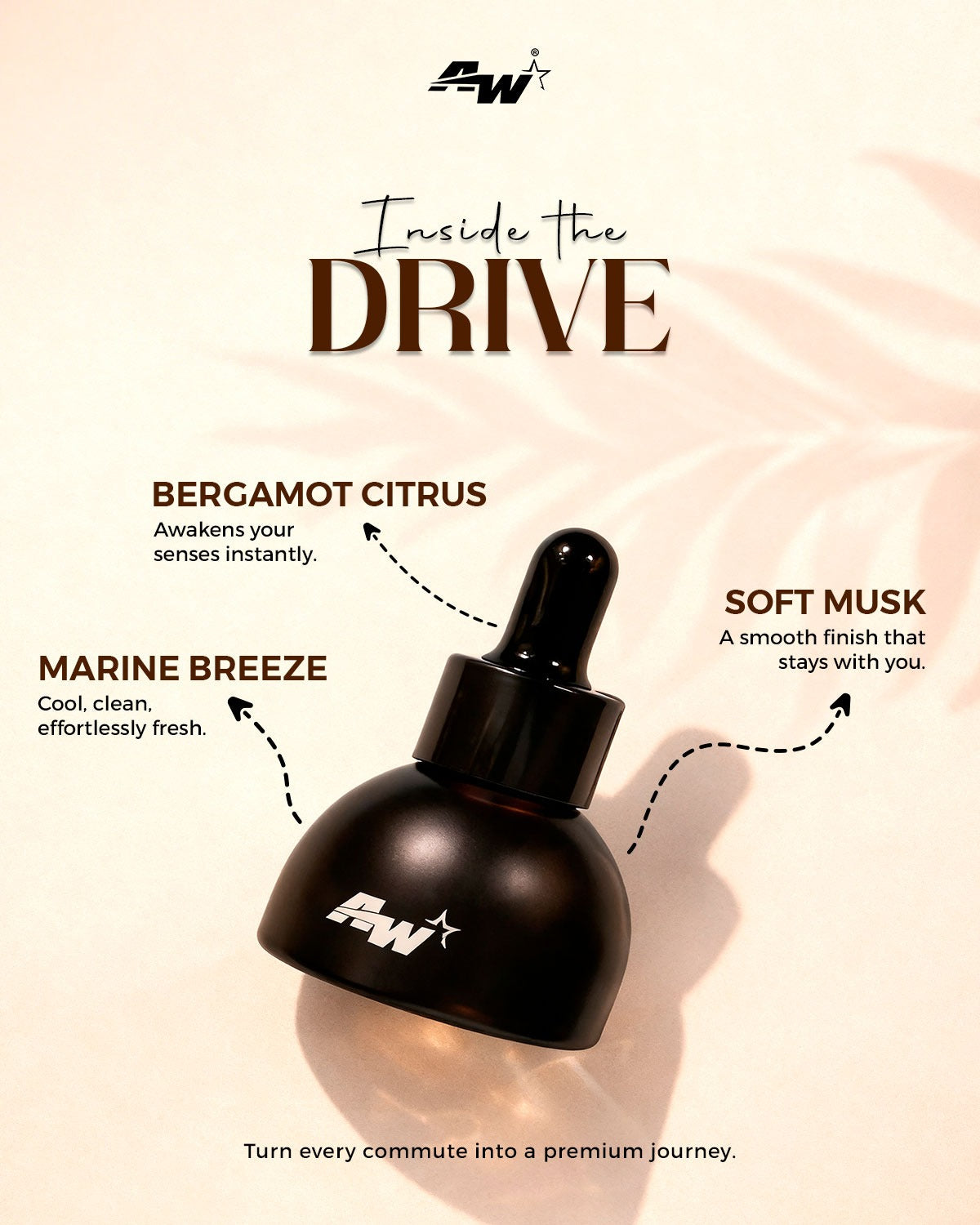 Volcanic Lava Stone Car Perfume Diffuser Pendant