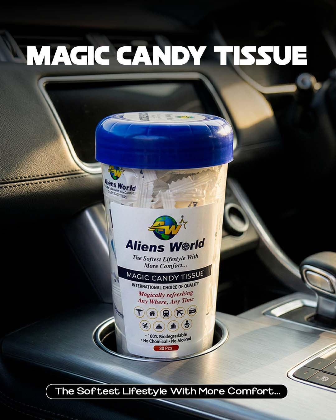 Magic Candy Tablet Tissue 30 Pcs
